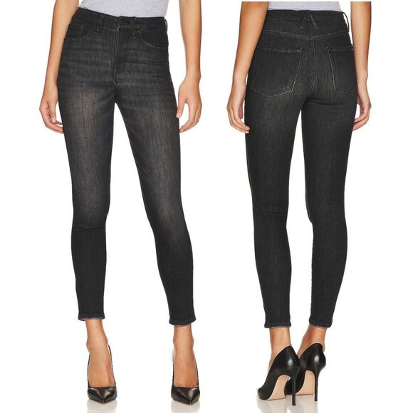 Good American Good Legs Skinny Jeans Size 2/26 Black218 Sculpting Denim GL336BT - Picture 10 of 12